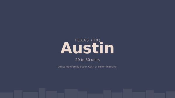 Austin multifamily, Kallpa Properties direct buyer