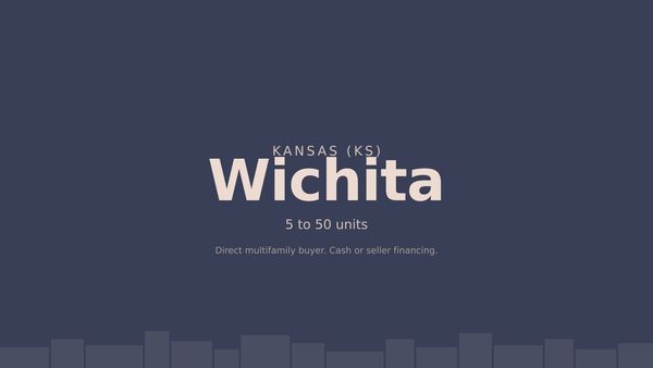 Wichita multifamily, Kallpa Properties direct buyer